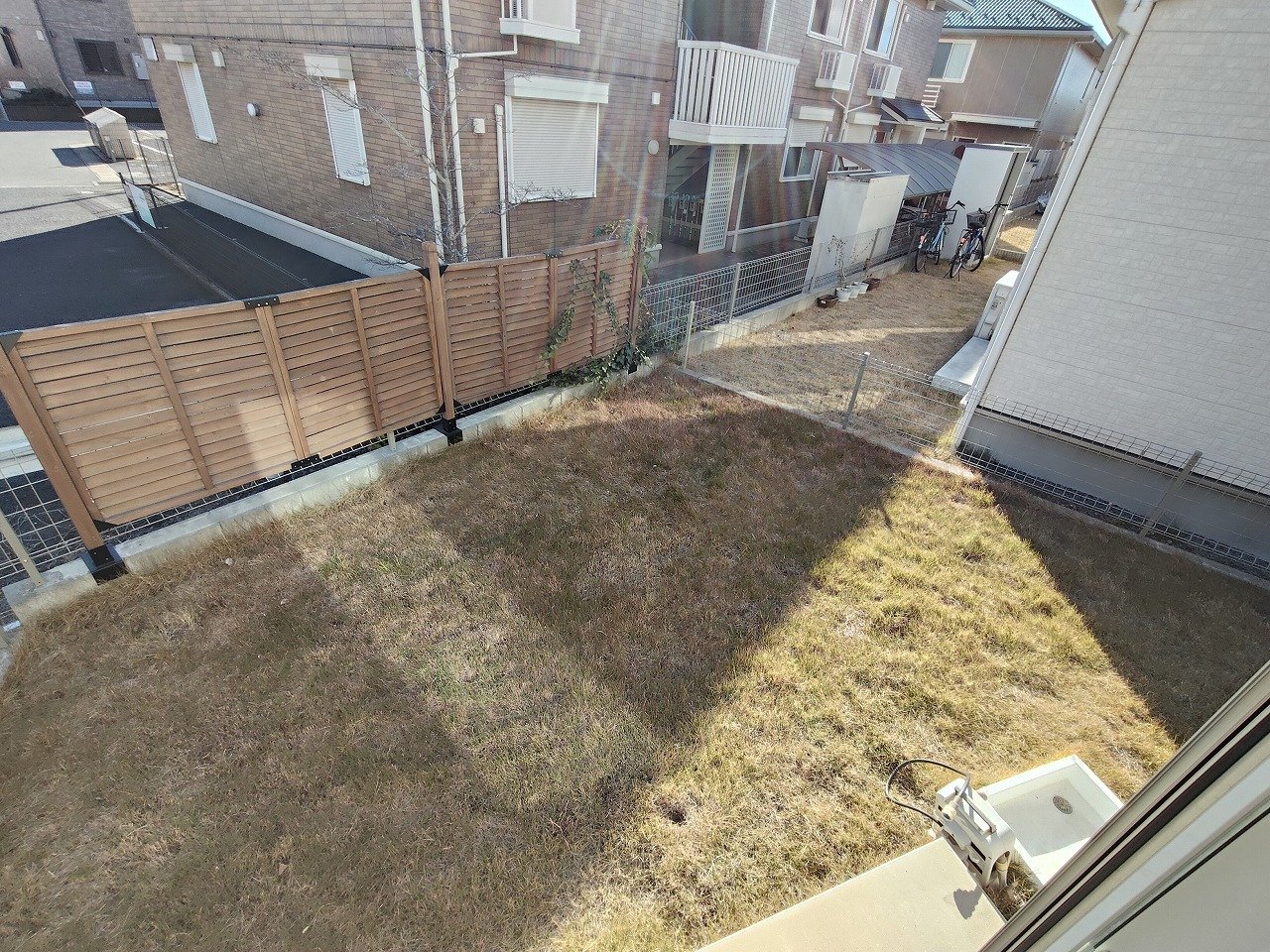 陽当りも良く、風通しの良いお庭でお洗濯物も干せます♪