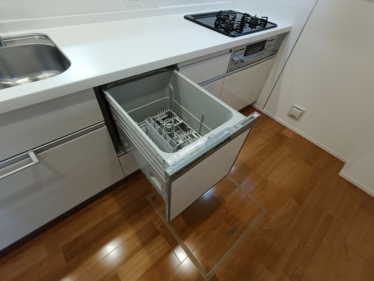 家事のしやすさを考えた設備充実のキッチン