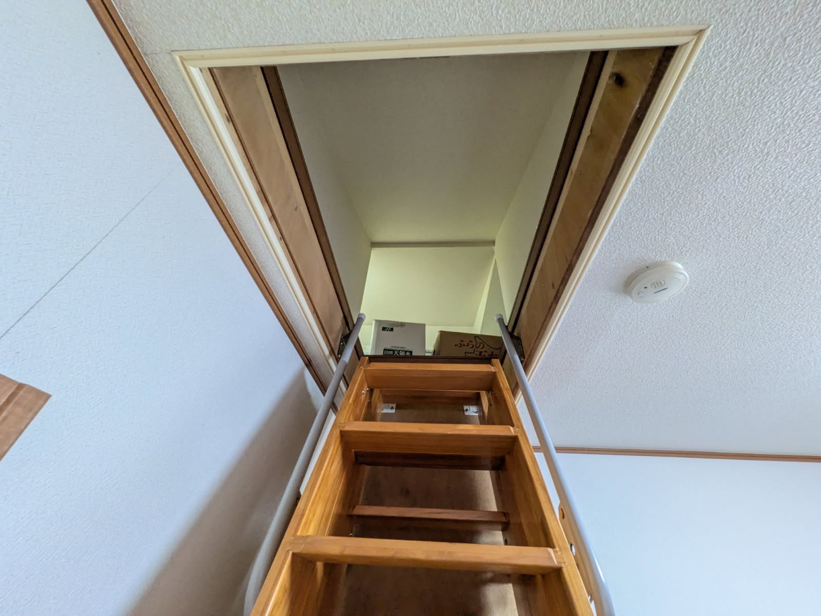 小屋根収納☆普段あまり使わない物の収納に便利♪
