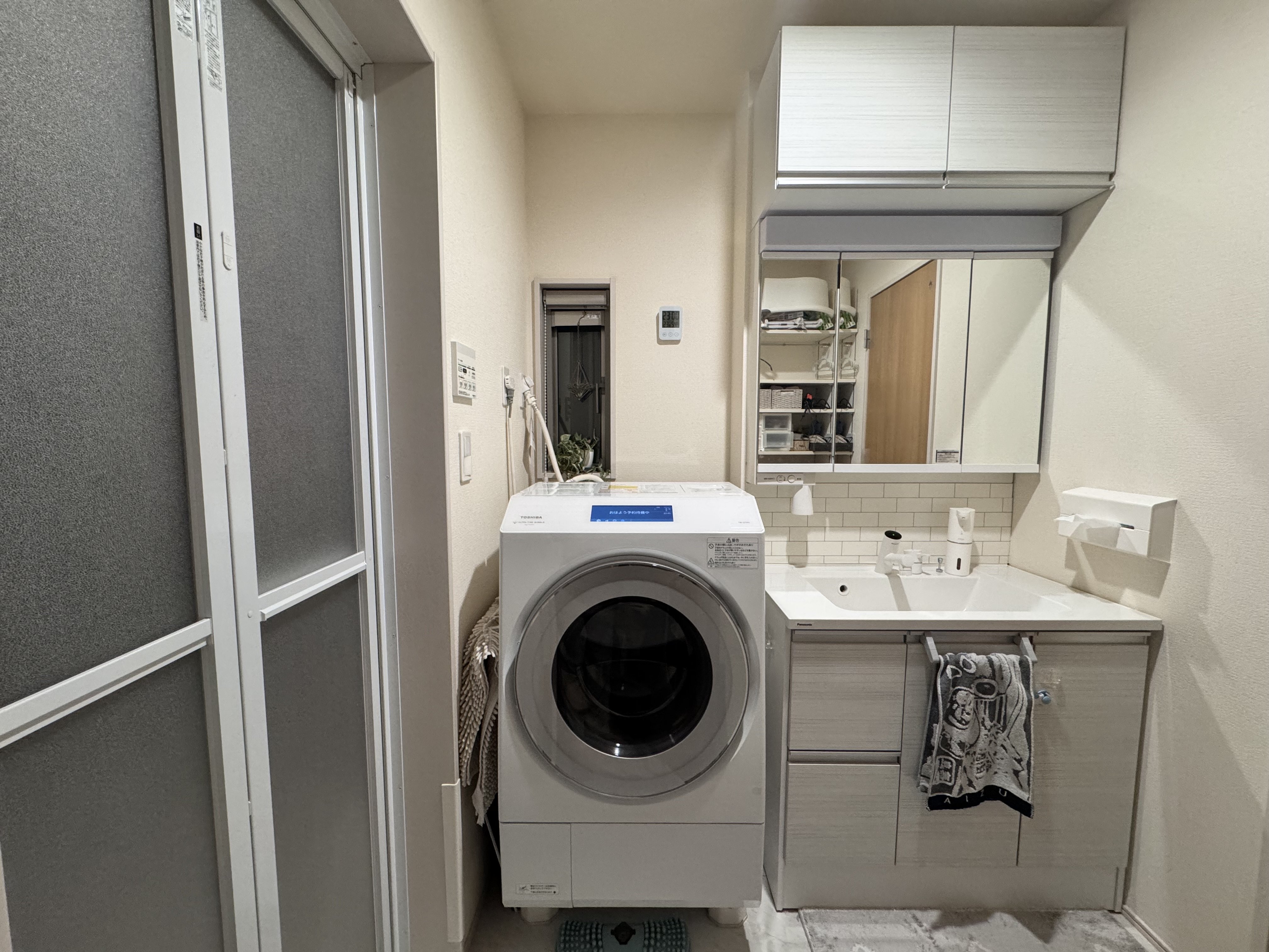 ◇タッチレス水栓仕様◇三面鏡タイプ洗面化粧台