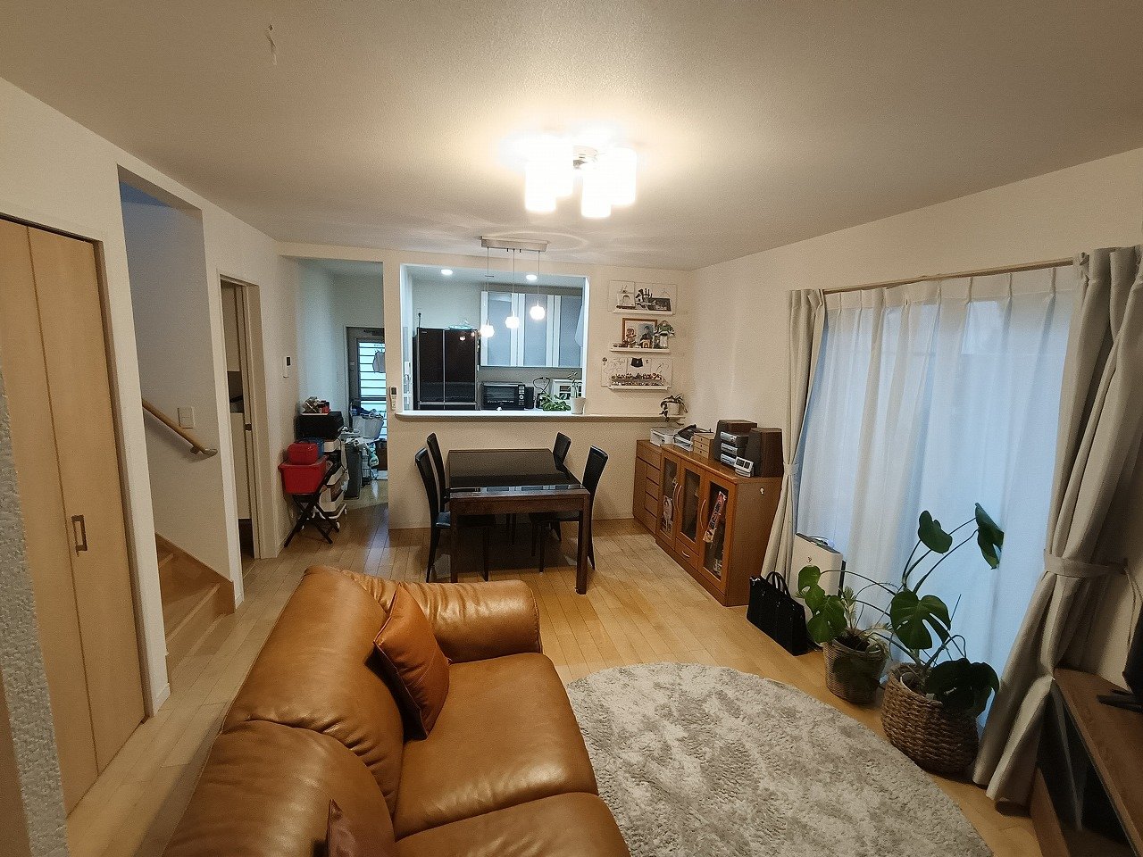 床暖房のぬくもりに包まれるリビング15帖♪