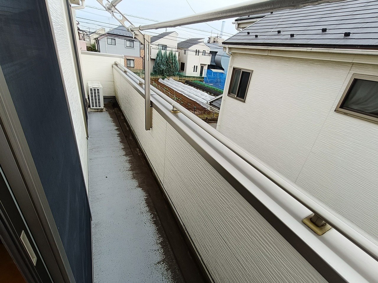 陽当たり良好な南向きのワイドバルコニー♪